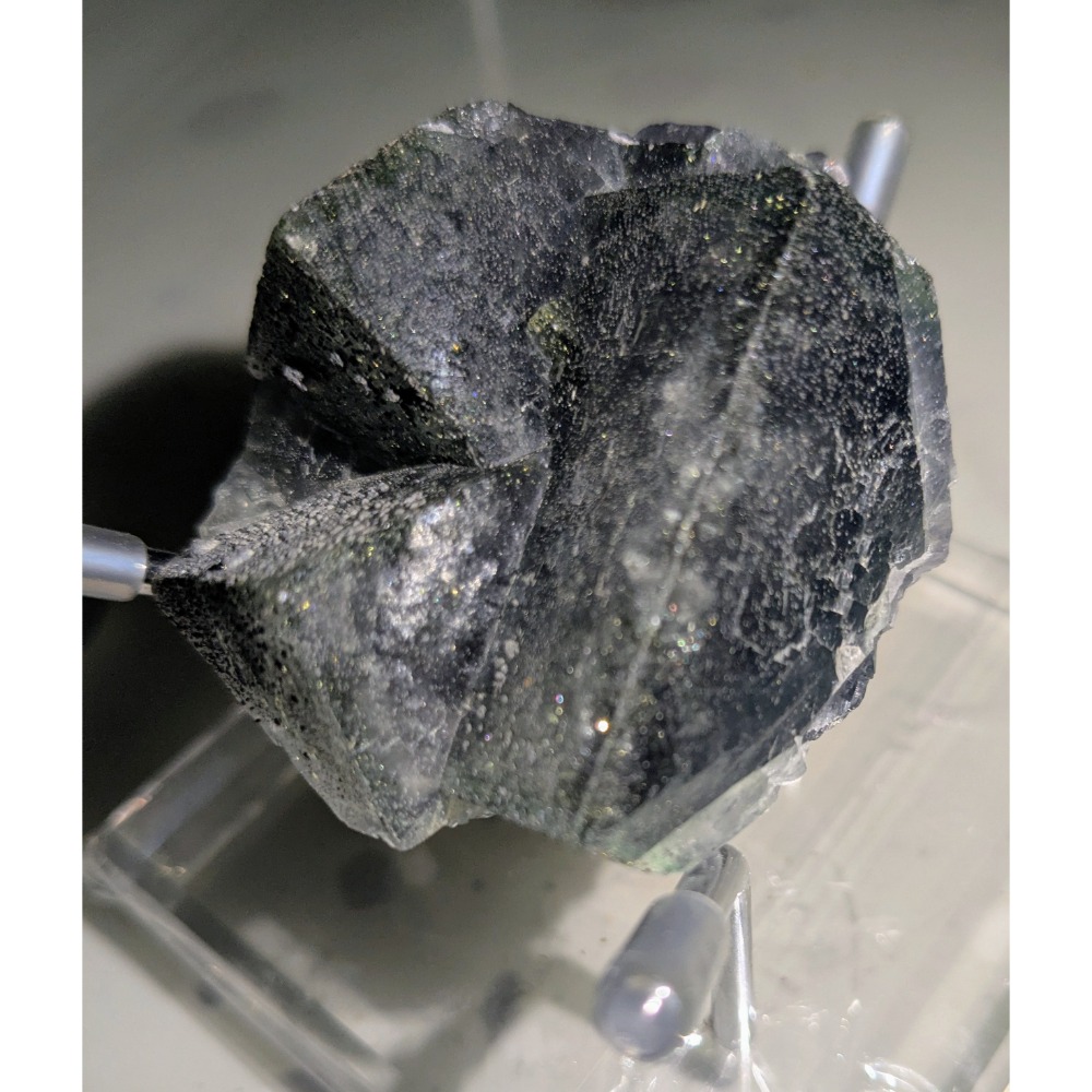 尼日利亞 日光瑩石 Fluorite / 日光感 彩螢光 礦物 標本-細節圖3