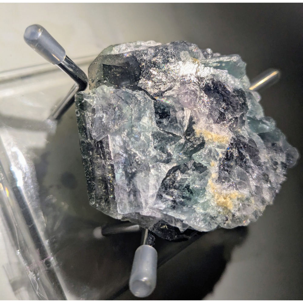 尼日利亞 日光瑩石 Fluorite / 日光感 彩螢光 礦物 標本-細節圖6