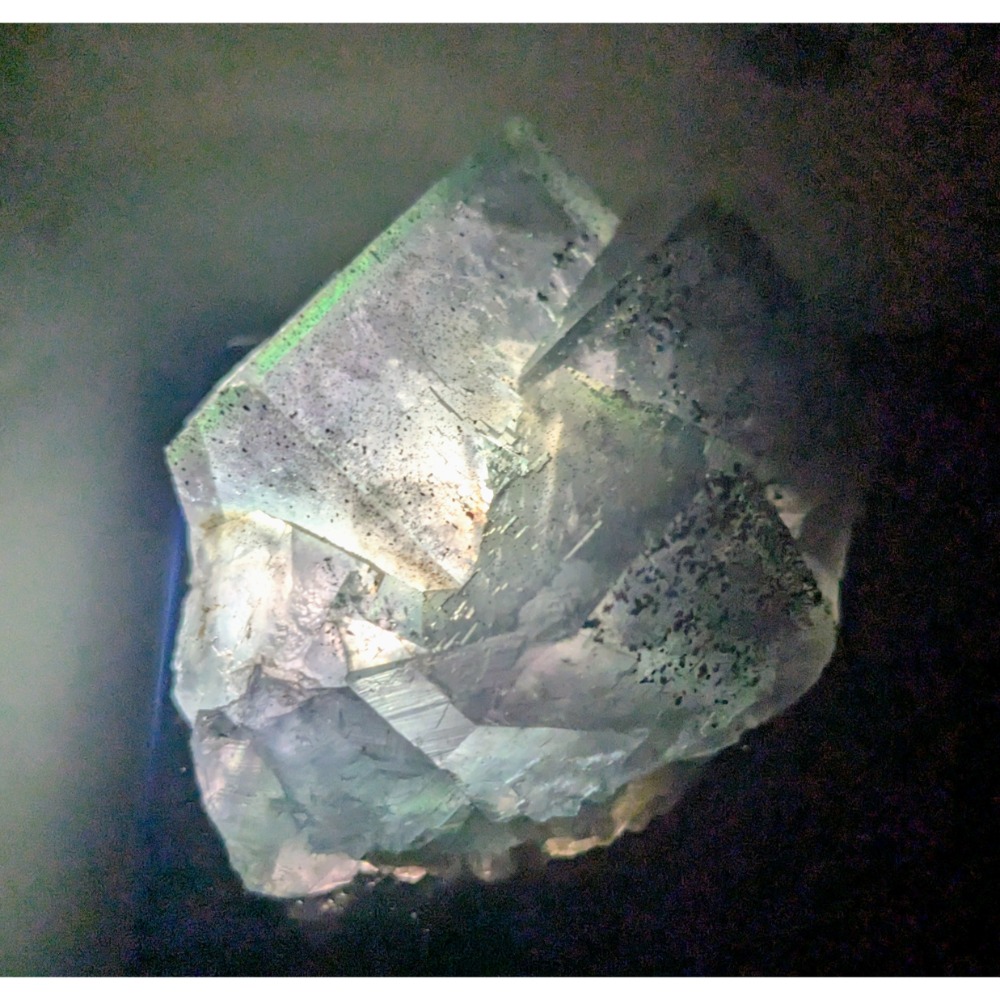 尼日利亞 日光瑩石 Fluorite / 日光感 彩螢光 礦物 標本-細節圖9
