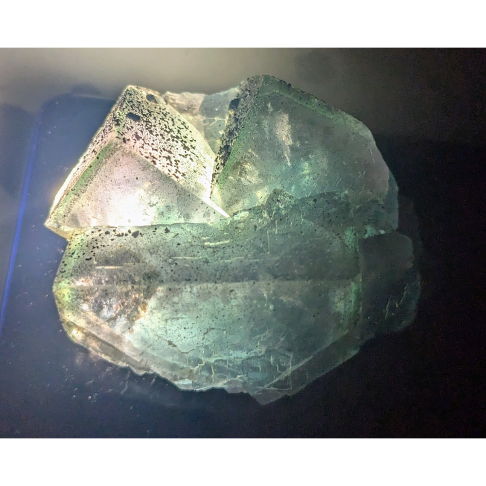 尼日利亞 日光瑩石 Fluorite / 日光感 彩螢光 礦物 標本-細節圖10