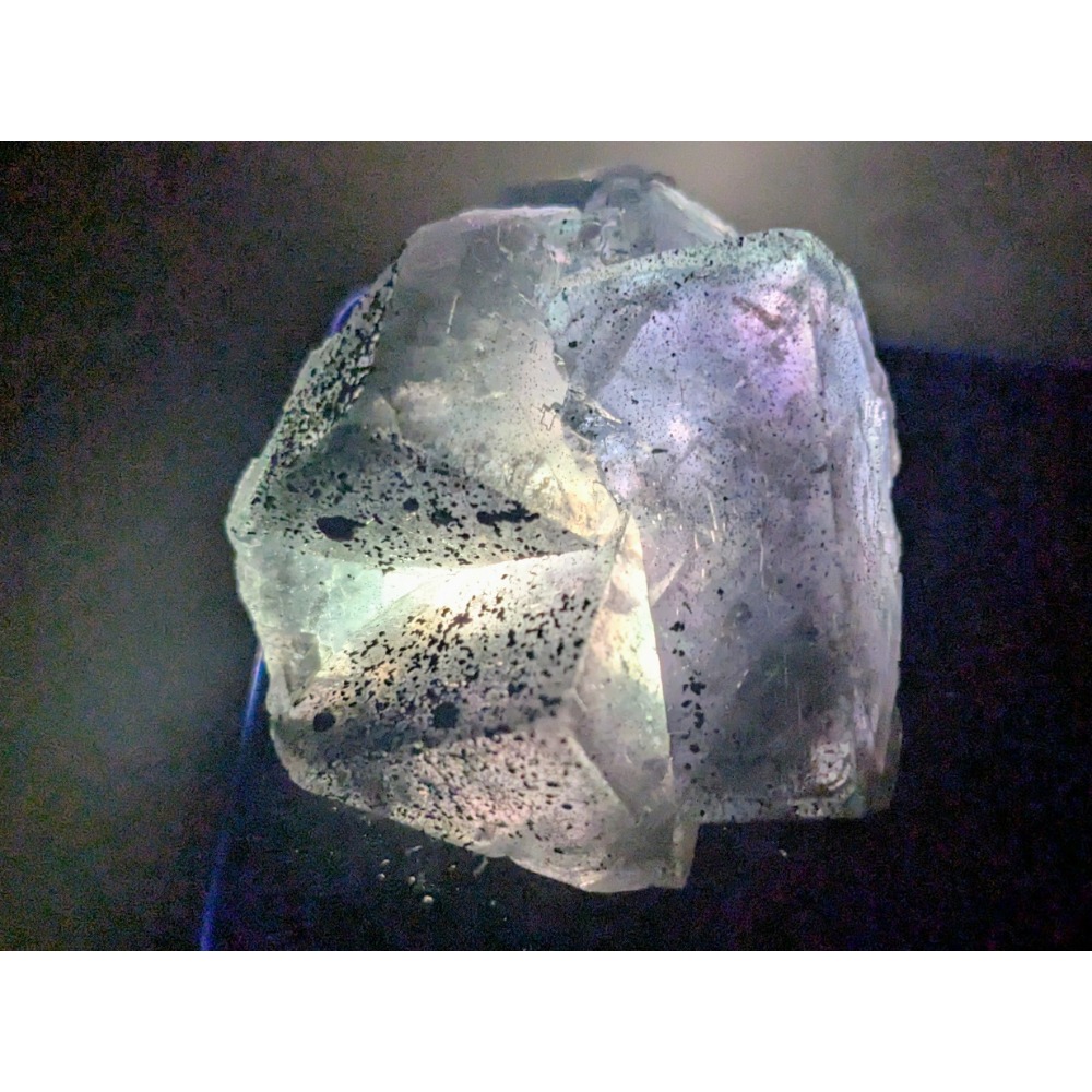 尼日利亞 日光瑩石 Fluorite / 日光感 彩螢光 礦物 標本-細節圖11