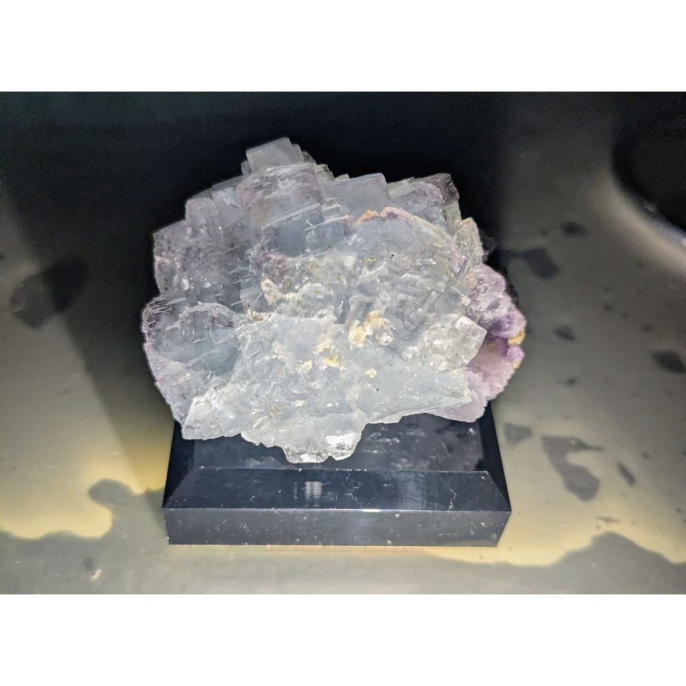 Fluorite 螢石 礦石｜湖南瑤崗仙 原礦標本 帶立方體晶洞-細節圖2
