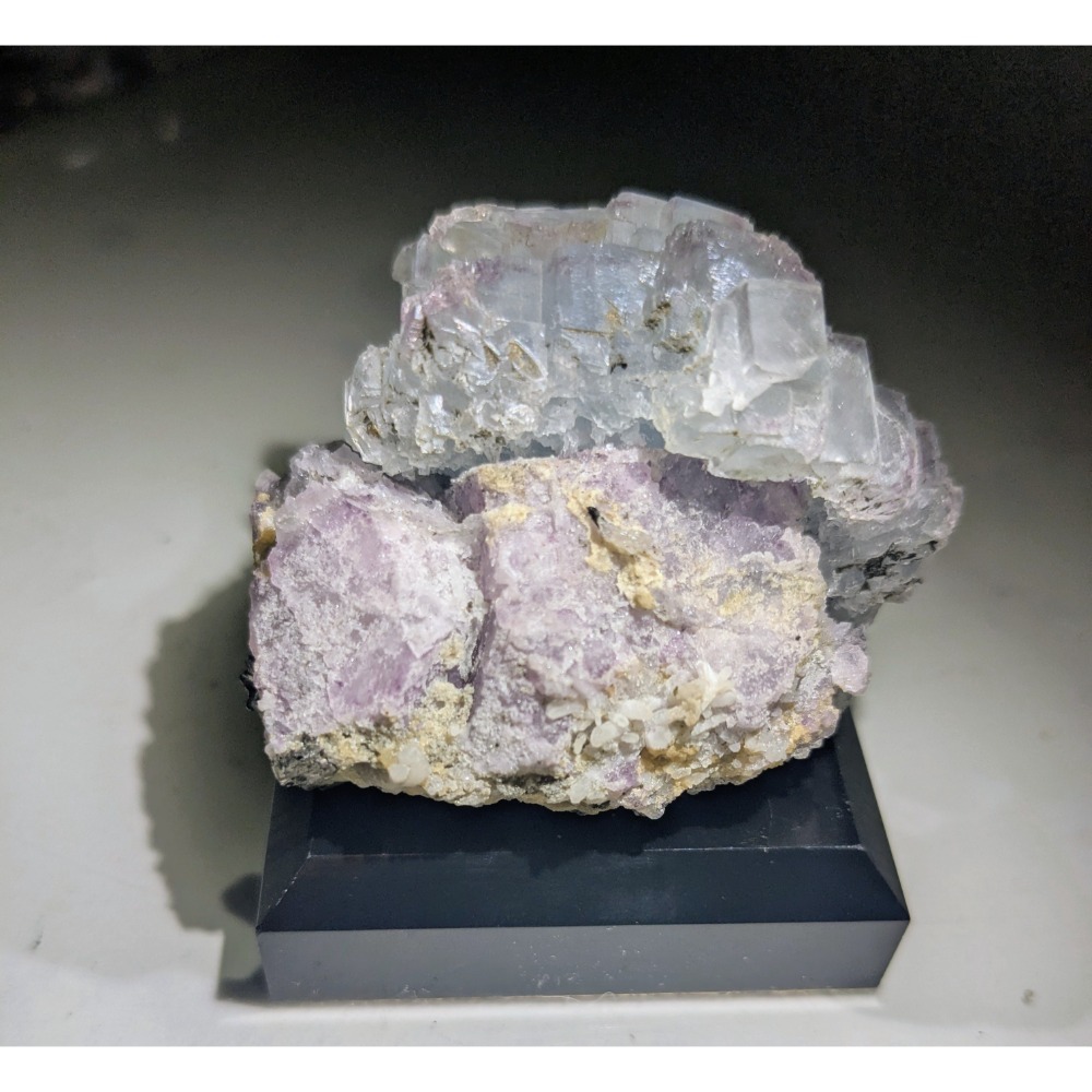 Fluorite 螢石 礦石｜湖南瑤崗仙 原礦標本 帶立方體晶洞-細節圖4