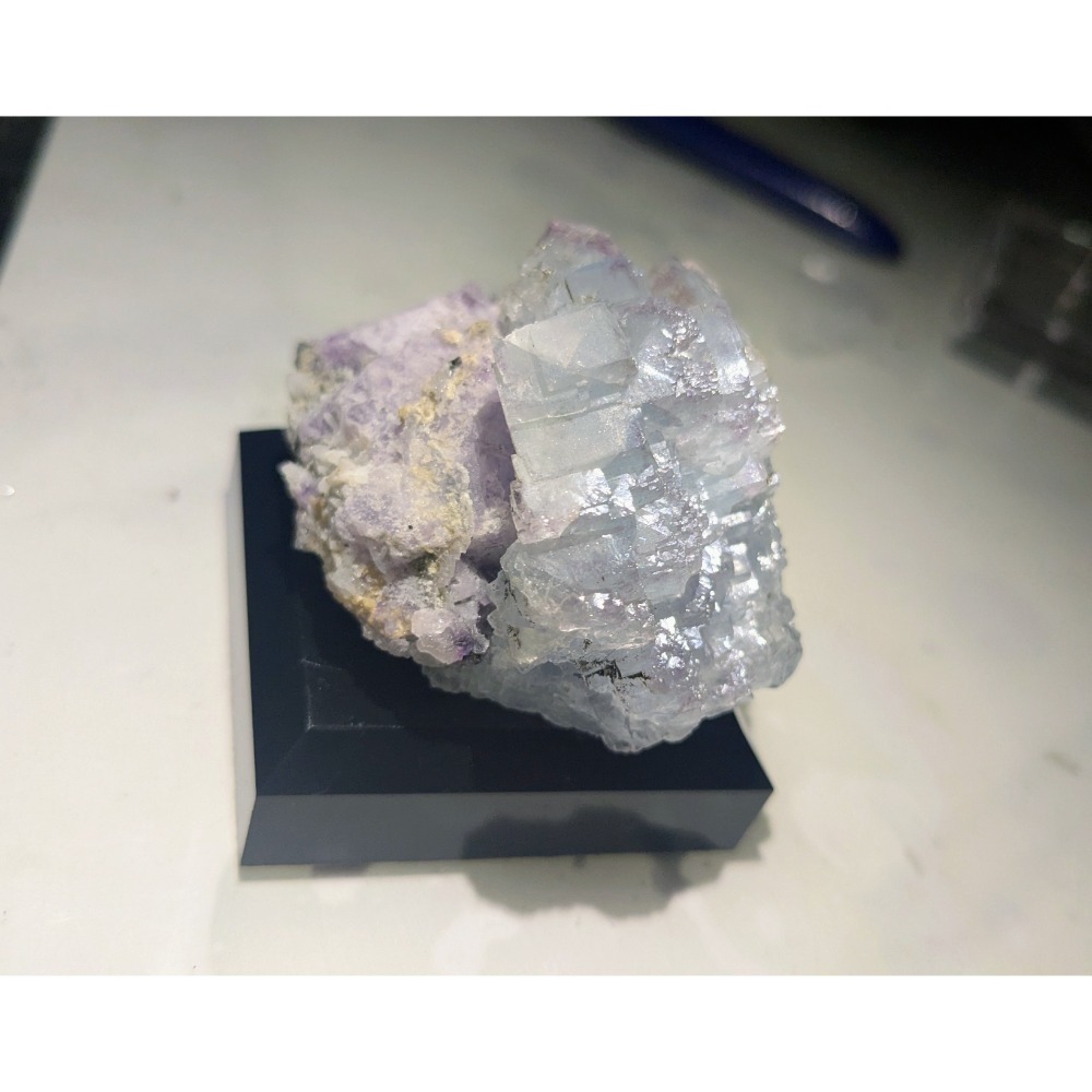 Fluorite 螢石 礦石｜湖南瑤崗仙 原礦標本 帶立方體晶洞-細節圖5