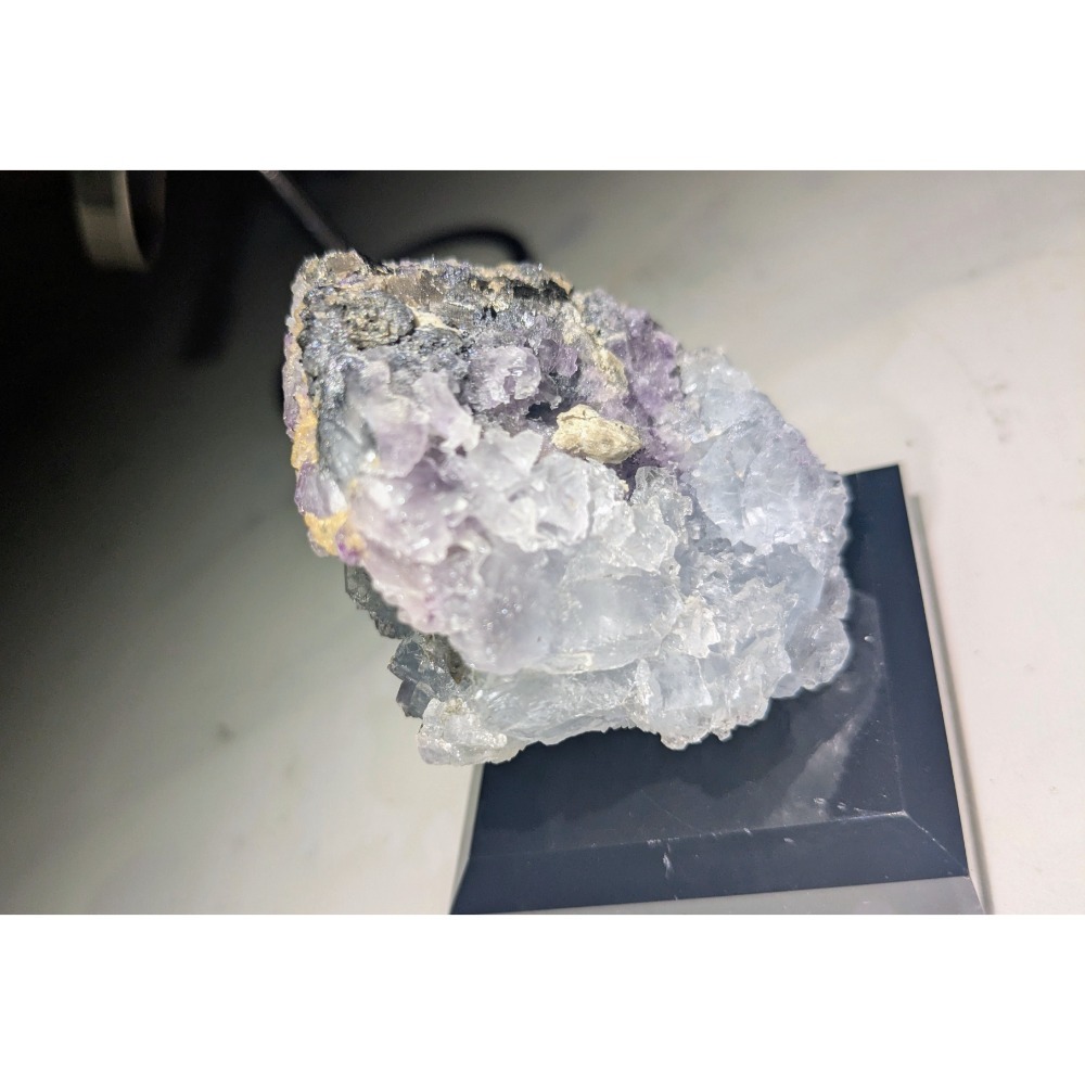Fluorite 螢石 礦石｜湖南瑤崗仙 原礦標本 帶立方體晶洞-細節圖8