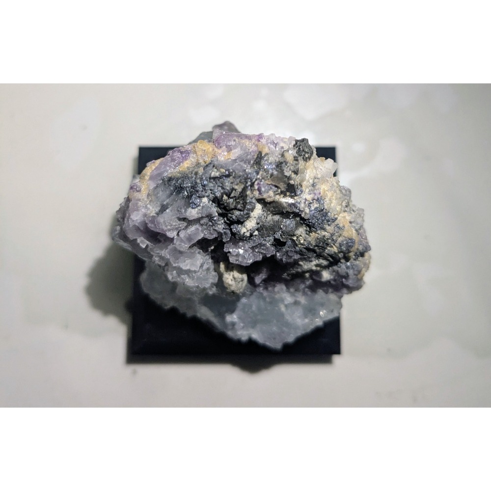 Fluorite 螢石 礦石｜湖南瑤崗仙 原礦標本 帶立方體晶洞-細節圖10