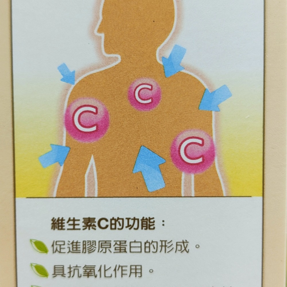 台灣武田 愛喜維生素C 200mg 口嚼錠_香甜橘子味（60錠）-細節圖2
