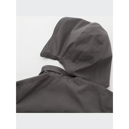 Yuan`s 『 品味生活』~ UNIQLO U 軍裝風長版 外套 大衣 s號 防風防潑水 狀況良好 421053-細節圖6