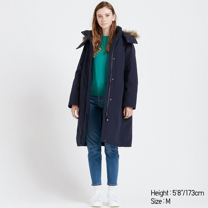 Yuan`s 『 品味生活』~ UNIQLO 420259 羽絨超保暖長外套 S號 近全新-細節圖6