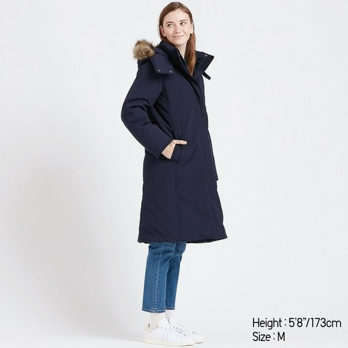 Yuan`s 『 品味生活』~ UNIQLO 420259 羽絨超保暖長外套 S號 近全新-細節圖8