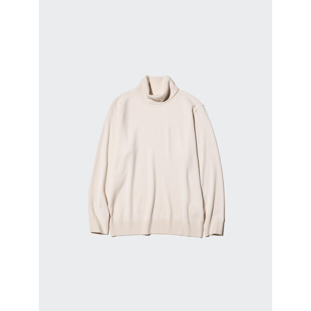 Yuan`s 『 品味生活』~ UNIQLO 喀什米爾高領毛衣 478544 S號 全新 暖男必備-細節圖4
