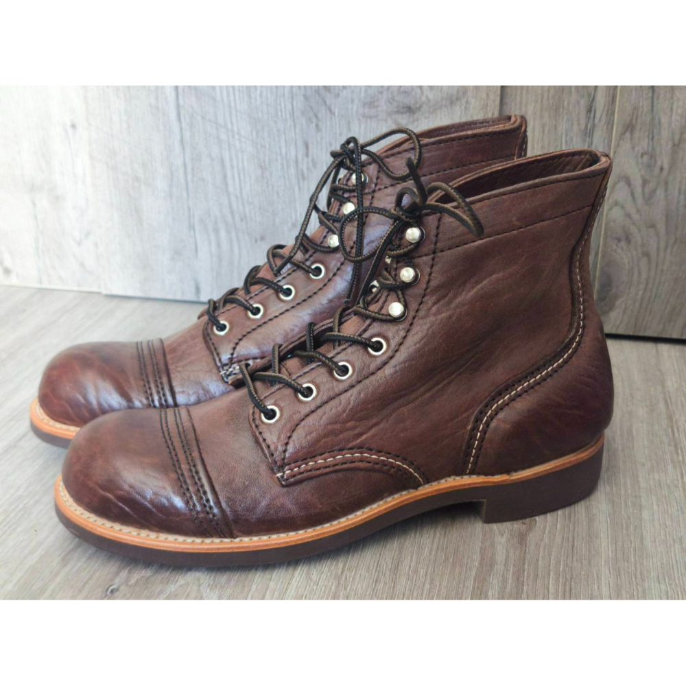 Yuan`s 『 品味生活』~ QKGXWJ 固特異玩家 紅翼RW 8111 馬皮 傘兵靴 固特異靴 US8.5 出清-細節圖2