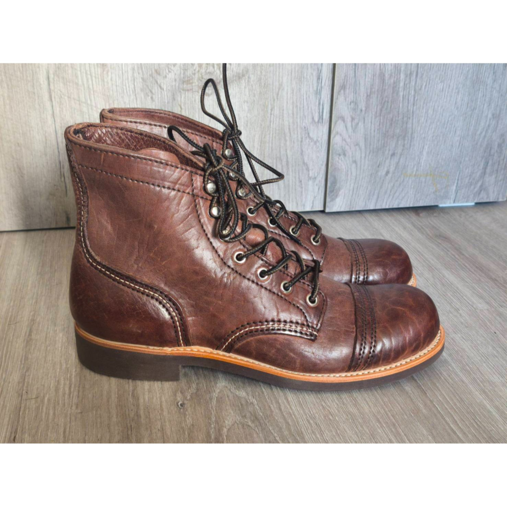 Yuan`s 『 品味生活』~ QKGXWJ 固特異玩家 紅翼RW 8111 馬皮 傘兵靴 固特異靴 US8.5 出清-細節圖3