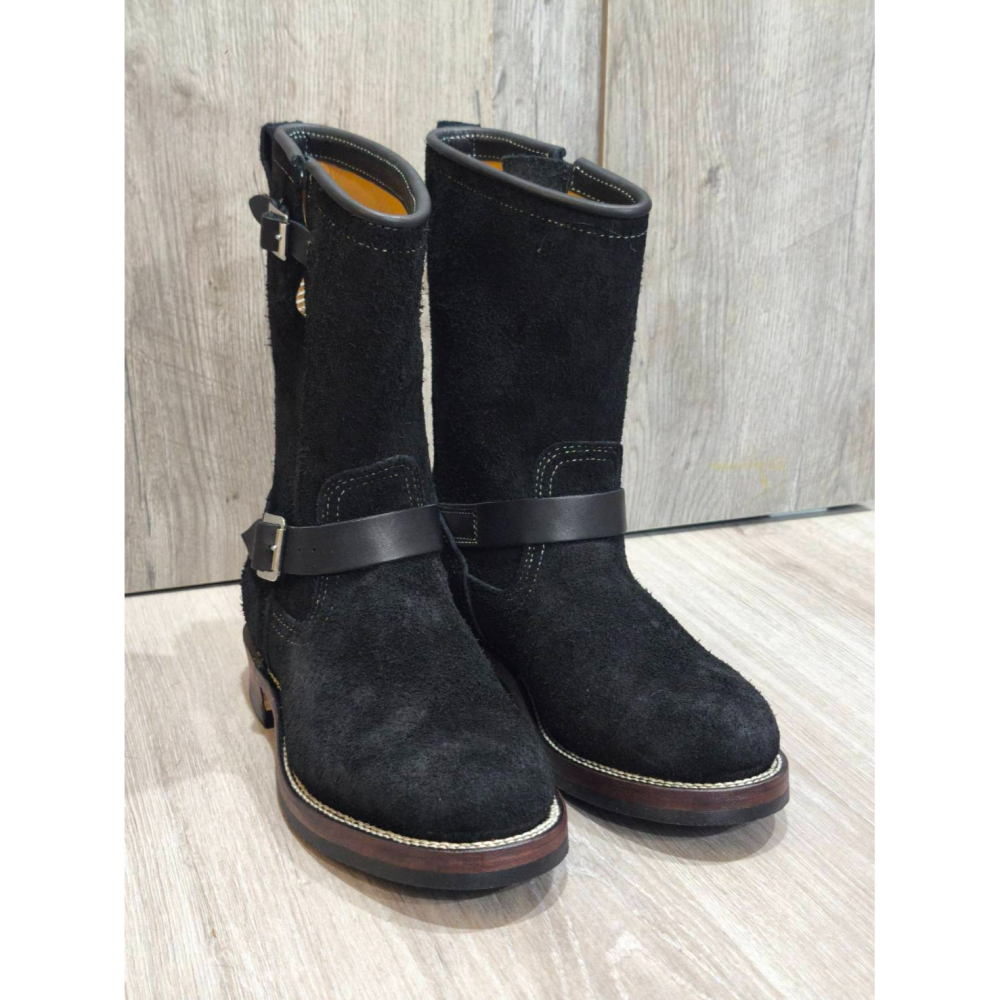 Yuan`s 『 品味生活』~ Quanshoemaker 固特異玩家 黑翻毛 工程師靴 41碼 WESCO 2268-細節圖5