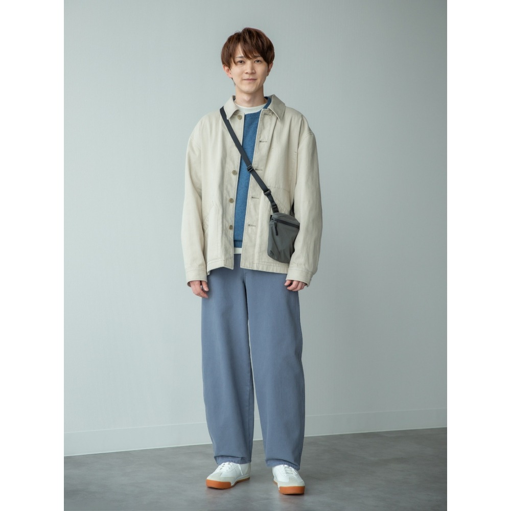 Yuan`s 『 品味生活』~ UNIQLO U系列 LEMAIRE設計聯名 水洗棉牛仔外套 法式工裝夾克 M號 近全新-細節圖6