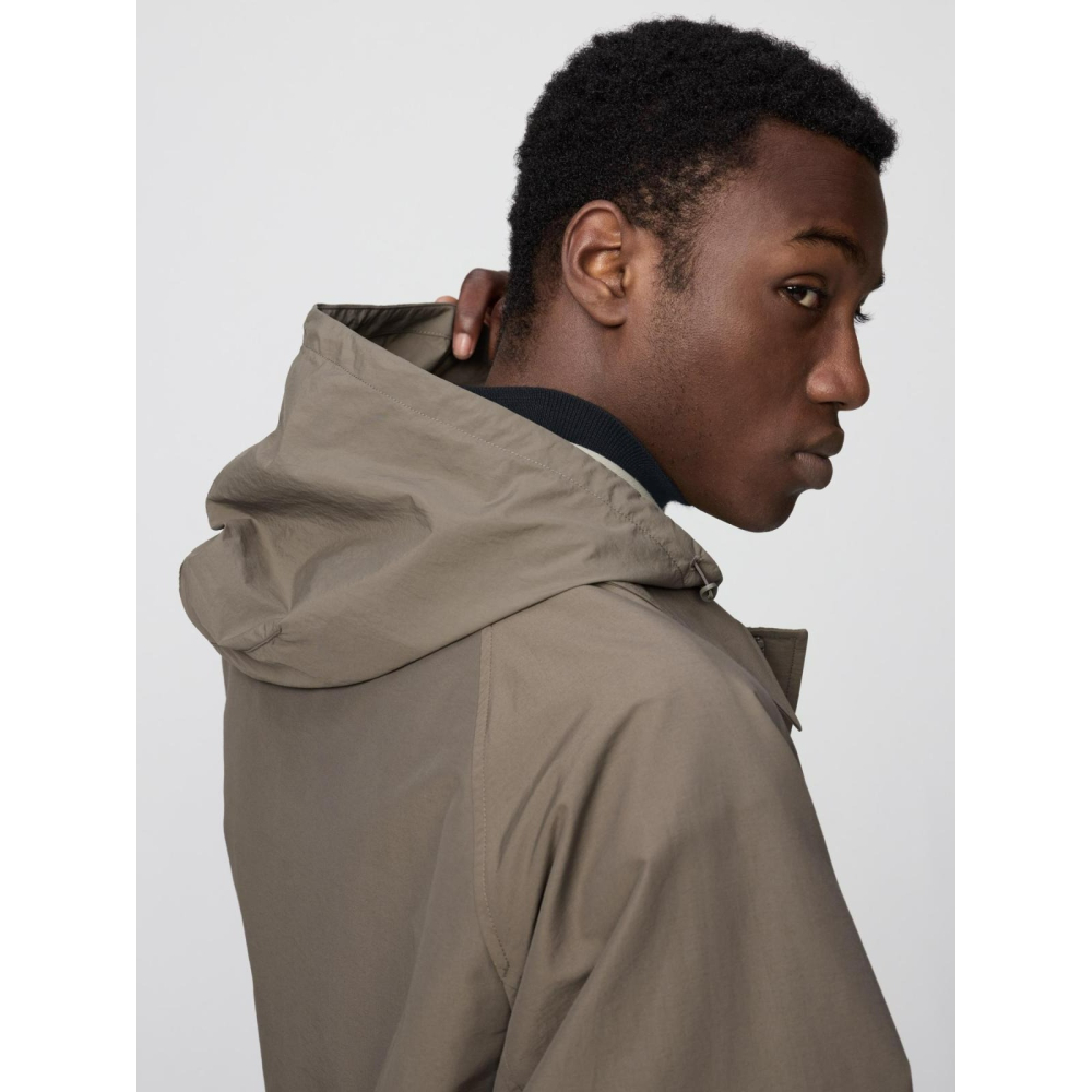 Yuan`s 『 品味生活』~ UNIQLO U系列 LEMAIRE設計聯名 寬版單排釦大衣 M號 高智風 全新-細節圖6