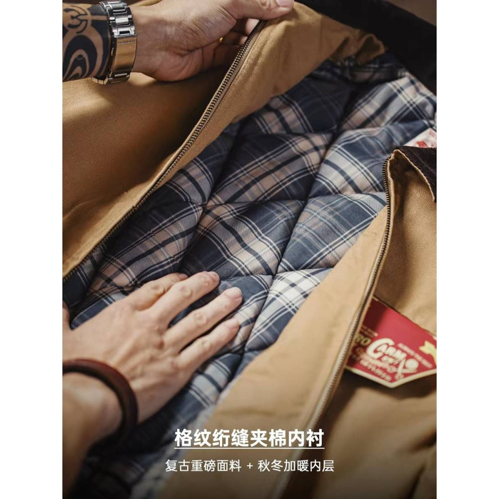 Yuan`s 『 品味生活』~馬登工裝 Detroit 底特律夾克 Carhartt卡哈特同款 鋪棉保暖款 超防風-細節圖6