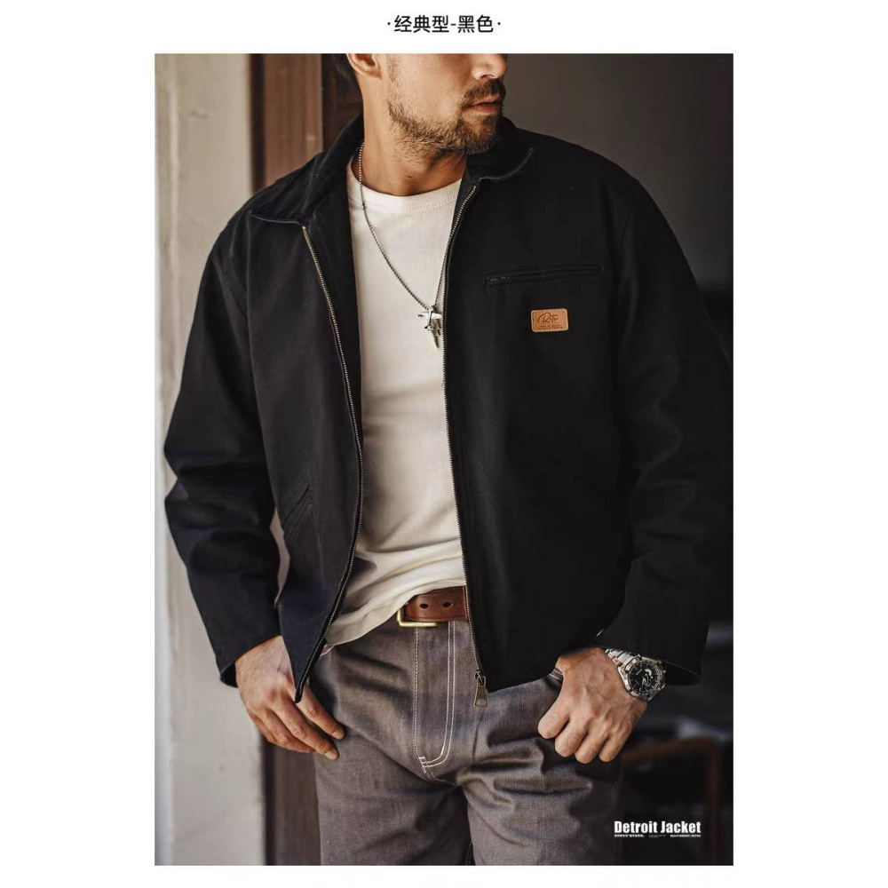 Yuan`s 『 品味生活』~馬登工裝 Detroit 底特律夾克 Carhartt卡哈特同款 鋪棉保暖款 超防風-細節圖10