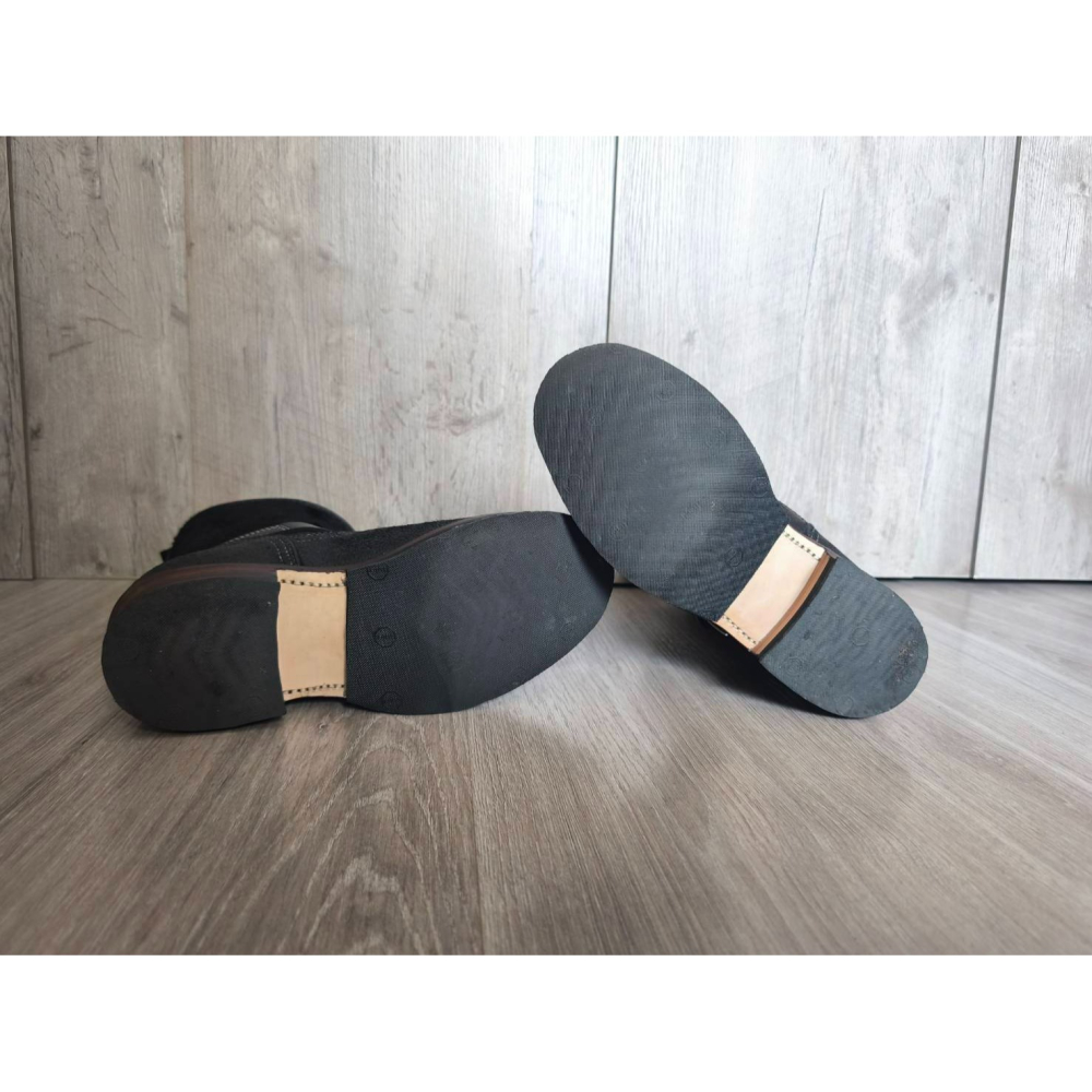 Yuan`s 『 品味生活』~ Quanshoemaker 固特異 黑臘肉皮 上蠟工程師靴 41碼 WESCO 9268-細節圖6