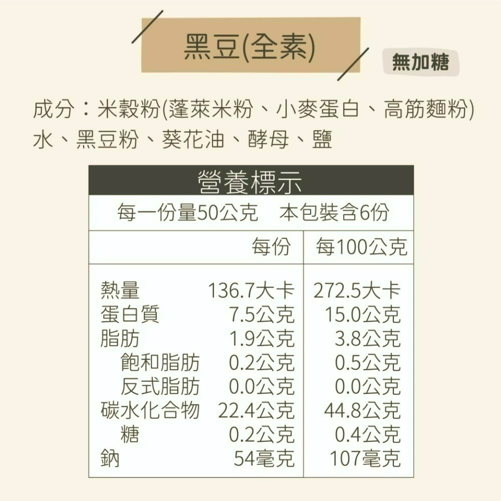 潤米｜黑豆米饅頭 (無加糖/全素)【桃園嚴選】-細節圖2