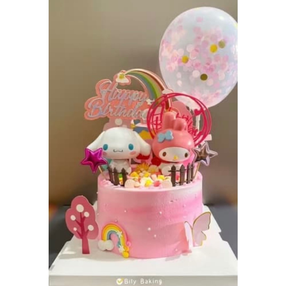 美樂蒂 酷洛米 大耳狗 kt造型蛋糕6吋-細節圖2