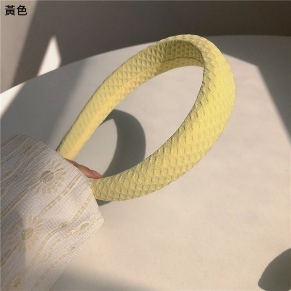 【現貨】G02-冰淇淋色系華夫格髮箍-細節圖6