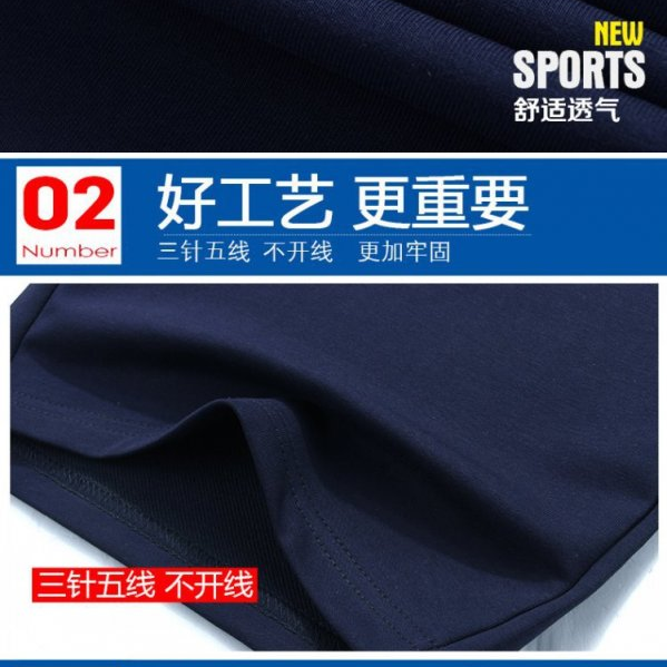 【現貨】L10-潮流運動休閒五分褲-細節圖2