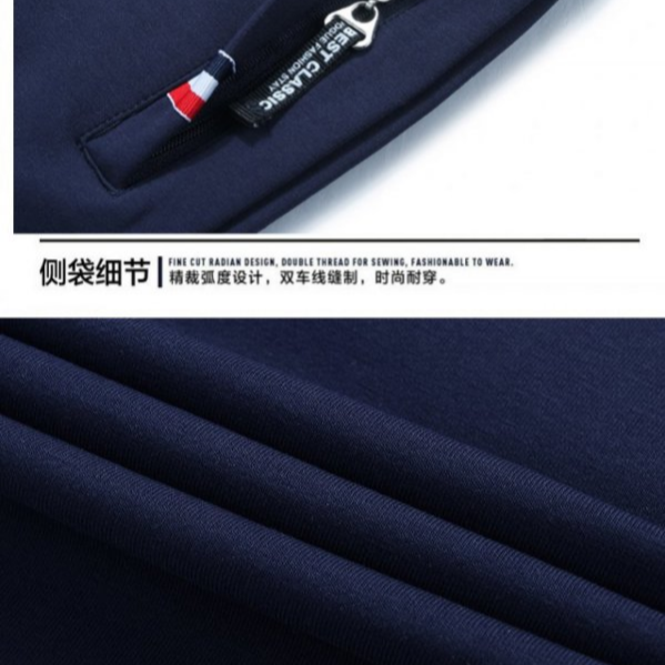 【現貨】L10-潮流運動休閒五分褲-細節圖3