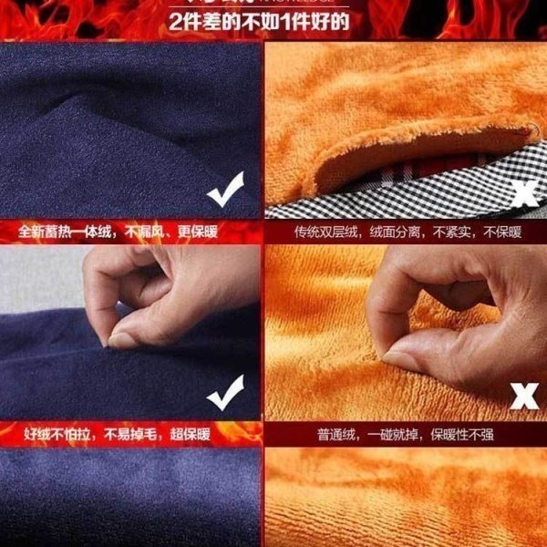 【現貨】P05-男士加絨假兩件襯衫-細節圖8