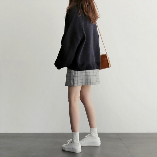 【現貨】P15-韓系慵懶chic短版針織毛衣-細節圖7