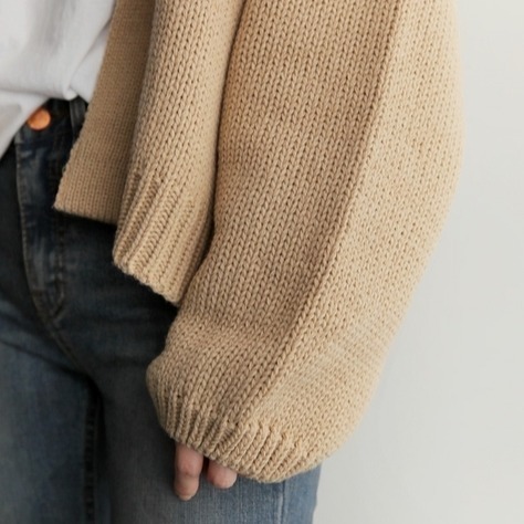 【現貨】P15-韓系慵懶chic短版針織毛衣-細節圖8