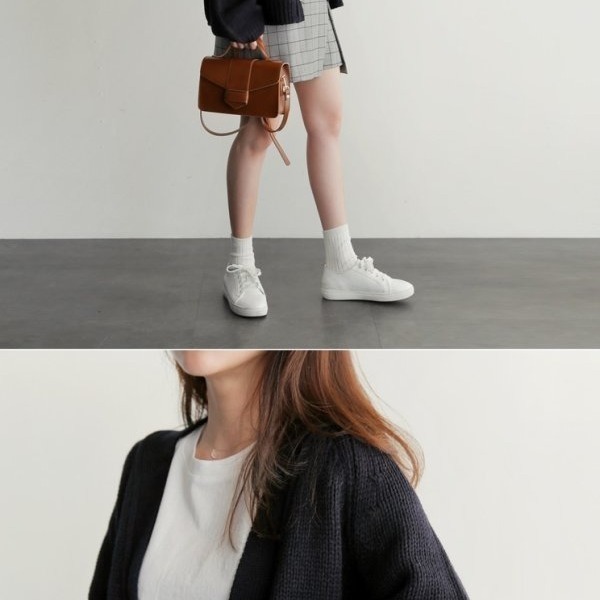 【現貨】P15-韓系慵懶chic短版針織毛衣-細節圖9