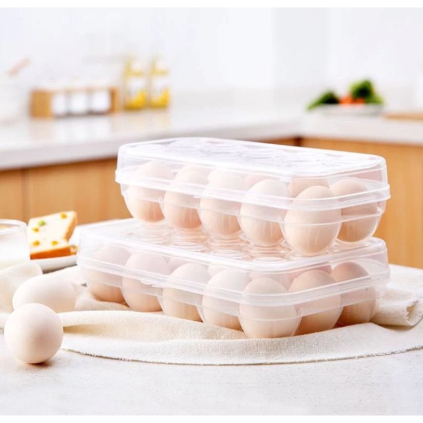 【現貨】U174-全新 雞蛋保鮮盒 (15格)-細節圖2