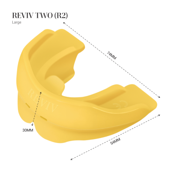 RevivTwo R2 夜用護齒套｜食品級矽膠口腔護具｜夜間咬合支撐・磨牙・口呼吸・下顎不適族群配戴-規格圖10