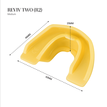 RevivTwo R2 夜用護齒套｜食品級矽膠口腔護具｜夜間咬合支撐・磨牙・口呼吸・下顎不適族群配戴-規格圖10