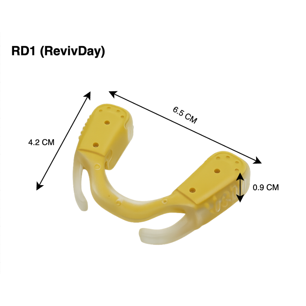 RevivDay RD1 日用護齒套｜日間口腔護具｜輕量配戴設計・磨牙族群日間口腔保護（通用尺寸）-規格圖4