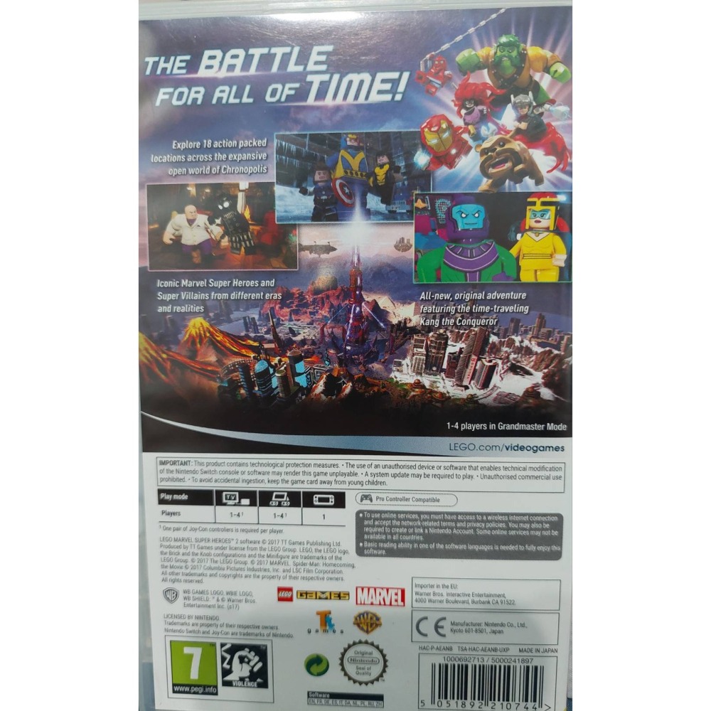 二手 樂高漫威超級英雄 2 LEGO Marvel Super Heroes 2 中文版-細節圖2