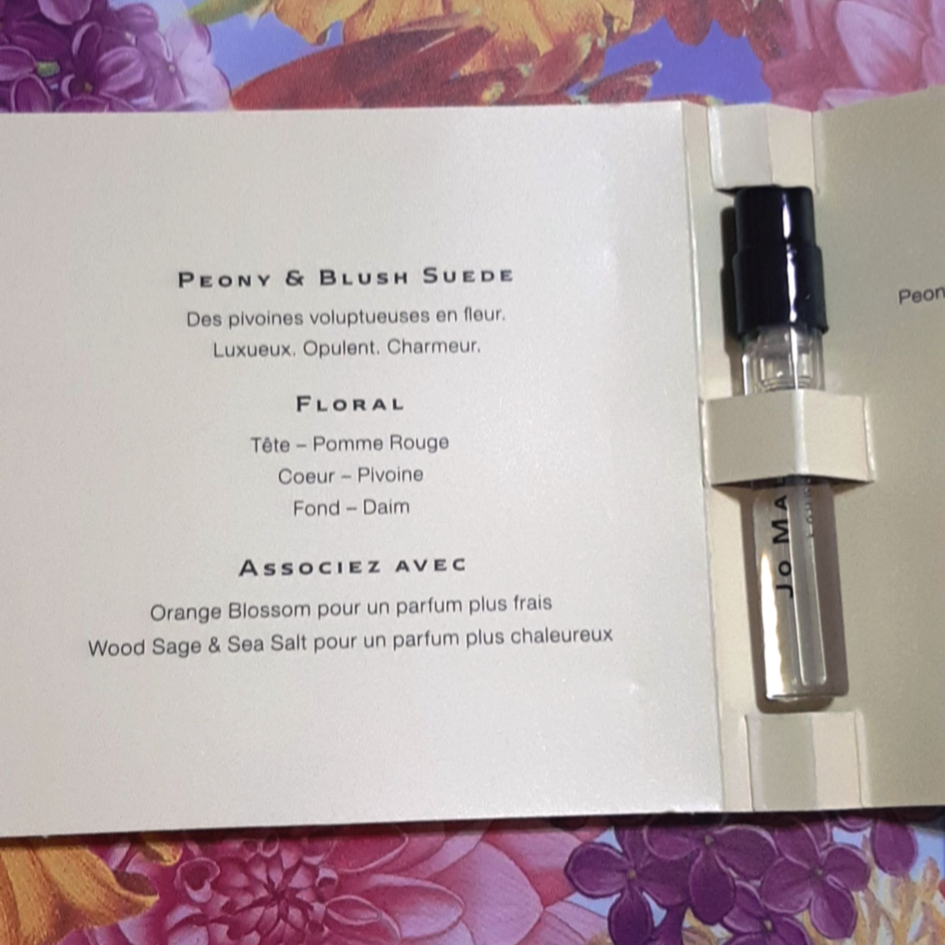 JO MALONE 牡丹與粉紅麂皮香水 1.5ml🍑小香 金銀花與印蒿 罌粟花與大麥 針管香 試管香 隨身香 淡香水-細節圖3