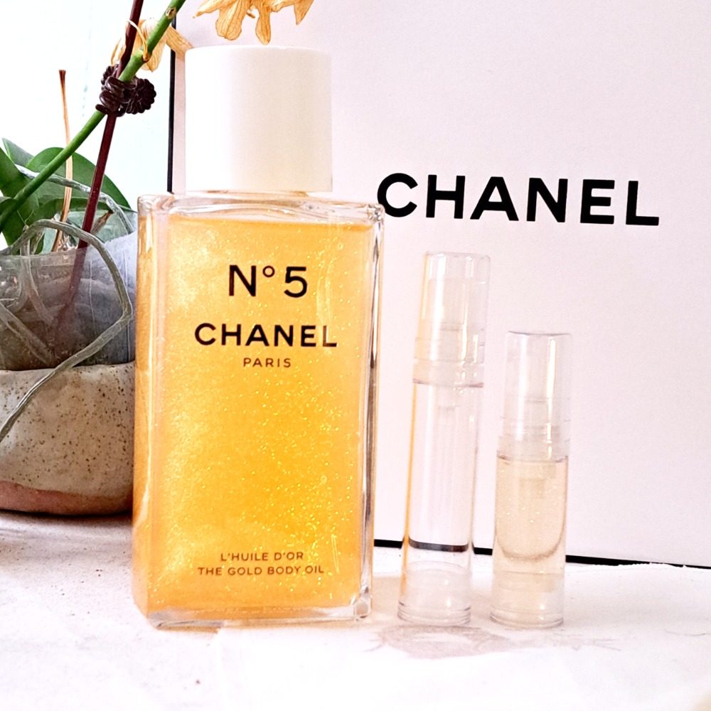 CHANEL香奈兒N5絲光柔膚煥亮身體油🍑分享香 分享瓶🍑COCO炫耀光燦身體凝露 No5香水身體油隨身香氛 小香旅-細節圖2