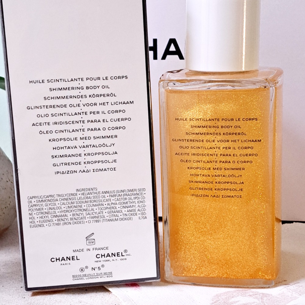 CHANEL香奈兒N5絲光柔膚煥亮身體油🍑分享香 分享瓶🍑COCO炫耀光燦身體凝露 No5香水身體油隨身香氛 小香旅-細節圖4