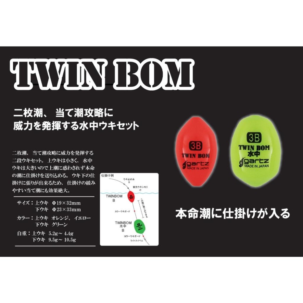 日本製 GARTZ TWIN BOM 阿波-細節圖4