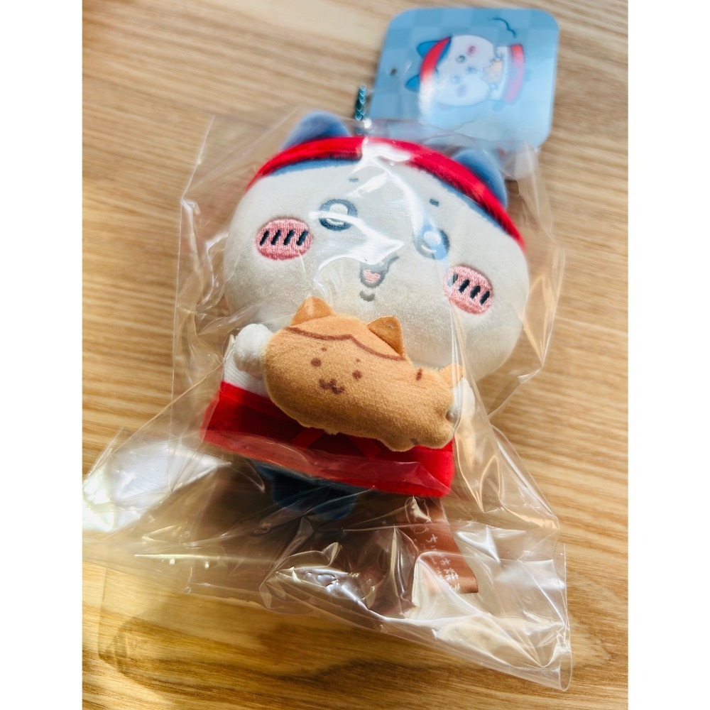 日本 吉伊卡哇 鯛魚燒店 限定 店員造型絨毛吊飾 吉伊卡哇 小八 烏薩奇｜店員さんなマスコット｜ちいかわ焼き-細節圖8