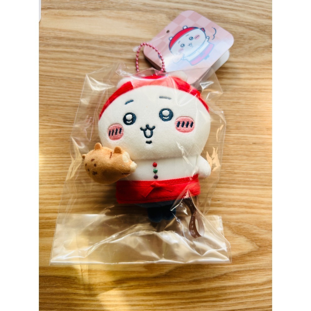 日本 吉伊卡哇 鯛魚燒店 限定 店員造型絨毛吊飾 吉伊卡哇 小八 烏薩奇｜店員さんなマスコット｜ちいかわ焼き-規格圖8