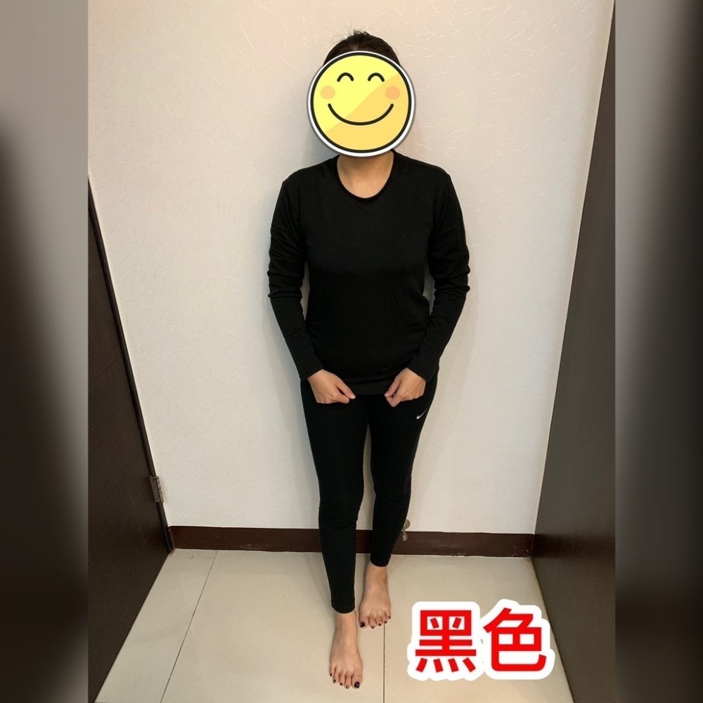 【小碼發熱衣賣場】女生圓領 內裡刷毛 衛生衣 寒流首選 保暖衣內搭衣 機能發熱衣 發熱衣 科技保暖 長袖內搭 HEGU-細節圖4