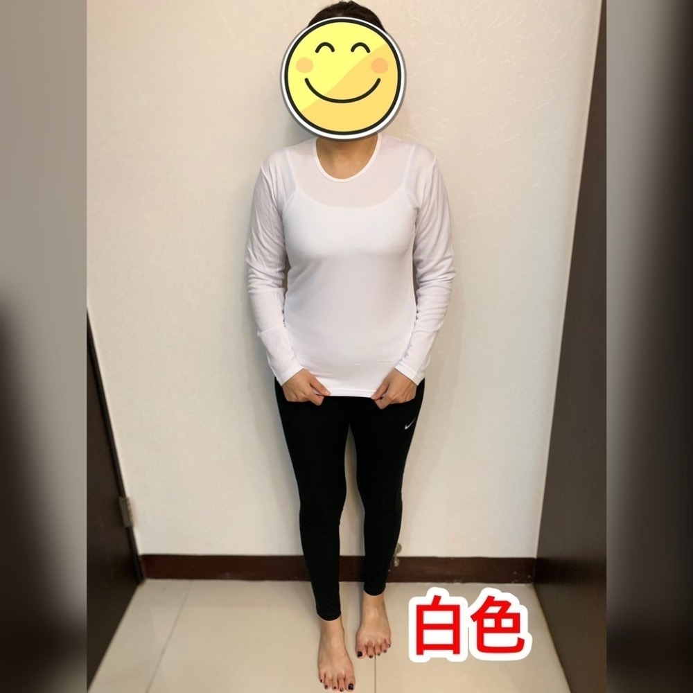 【小碼發熱衣賣場】女生圓領 內裡刷毛 衛生衣 寒流首選 保暖衣內搭衣 機能發熱衣 發熱衣 科技保暖 長袖內搭 HEGU-細節圖5