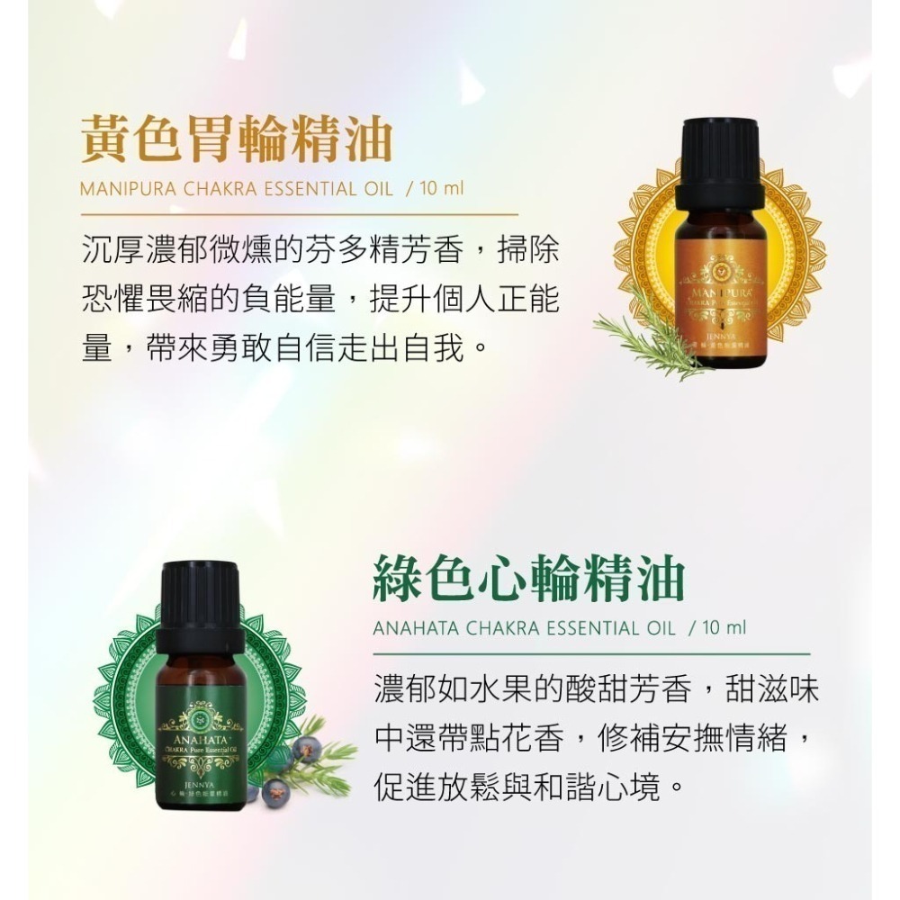 JENNYA 七輪能量純精油禮盒 純天然萃取 芳療級別 天然香氛 愉悅身心-細節圖8