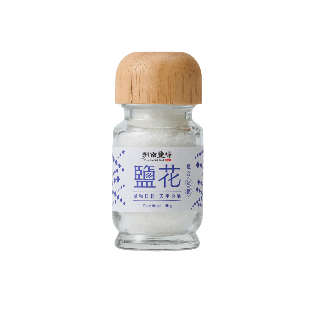 <米麴本舖> 本年度新收成海鹽 洲南鹽場 日曬鹽之花 鹽花 低鈉美味提鮮的好幫手 40g/瓶-規格圖5