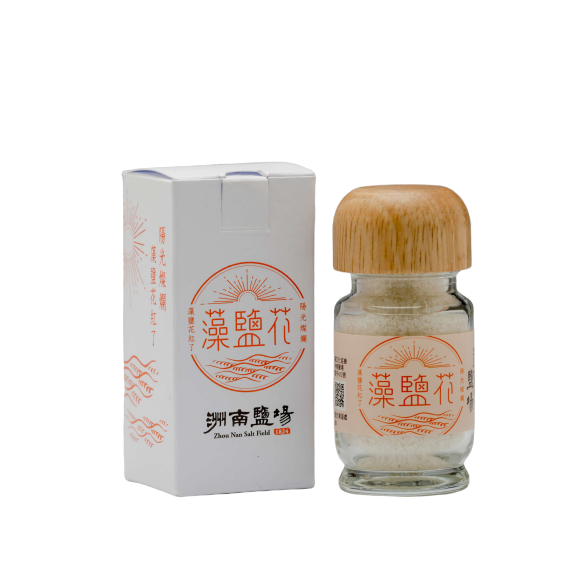 <米麴本舖> 本年度新收成海鹽 洲南鹽場 日曬鹽之花 鹽花 低鈉美味提鮮的好幫手 40g/瓶-規格圖5