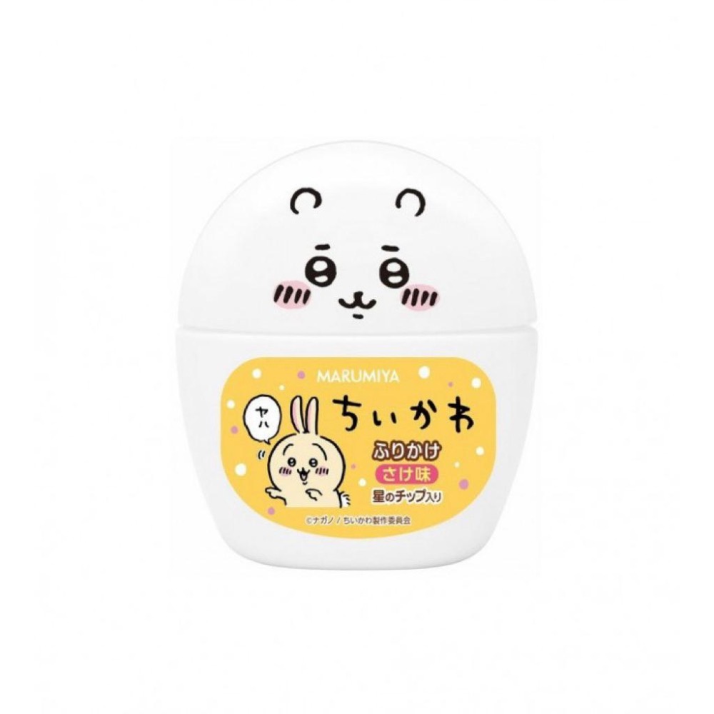 日本🇯🇵丸美屋 ちいかわ 吉伊卡哇 香鬆拌飯料 鮭魚口味｜可愛造型罐｜飯糰拌飯必備-細節圖2