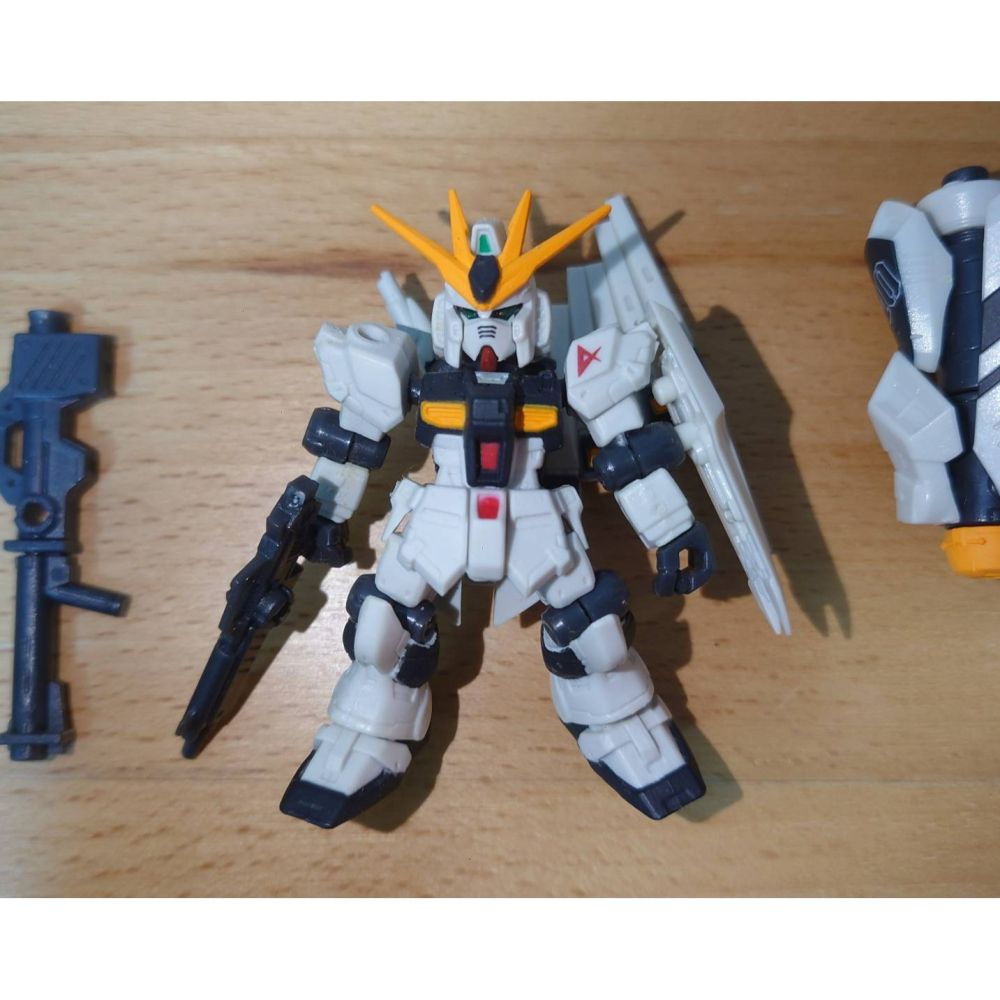 (已組有缺) MOBILE SUIT ENSEMBLE 重裝x重奏 04 nu鋼彈 + HWS + 專屬武裝-細節圖2